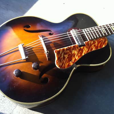 50's Silvertone Harmony H58 H50 Archtop - Gibson P-13 Pickup - Tortoiseshell Headstock - See Video image 5