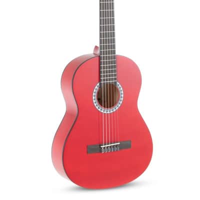 GEWA Basic Classical Guitar 3/4 – Transparent Red – PS510‑143 image 1