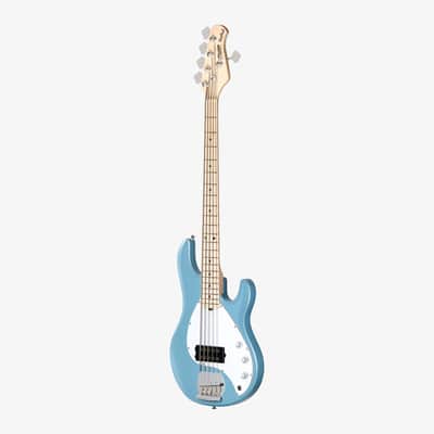 Sterling by Music Man Stingray Ray5 Bass Guitar - Chopper Blue image 4