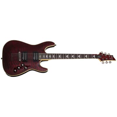 Schecter Omen Extreme-6 Guitar - Black Cherry image 3