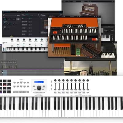 Arturia KeyLab 88 MkII MIDI Controller - White image 4
