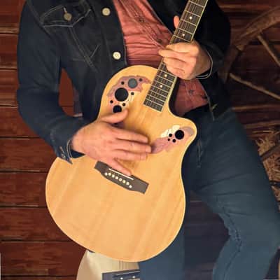 Aria LW-12 Natural Acoustic Guitar Made in Japan Professionally