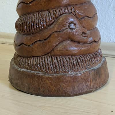 Hand-Carved West African Djembe – 65 cm – 27 cm Head – Natural Goatskin image 4