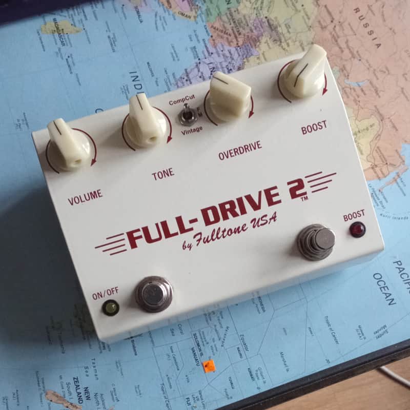 Rare & limited : #350 Fulltone Full Drive 2 White Signed by Fuller image 1