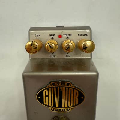 Marshall GV-2 Guv’nor Plus Overdrive Distortion Guvnor Guitar Effect Pedal + Box image 3