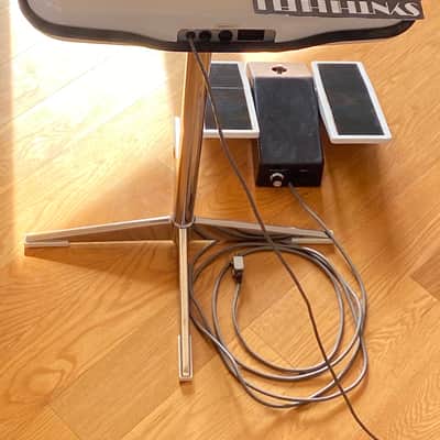 EMS Synthi Hi Fli SERIAL NUMBER ONE w/chrome stand, control pedals, paperwork, original  demo cassette, etc image 15