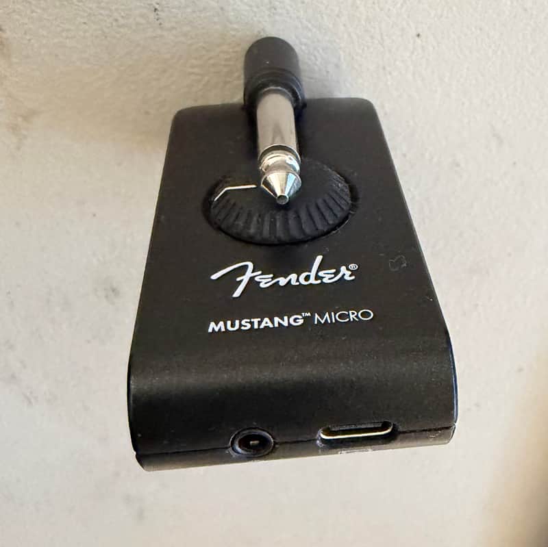 Fender Mustang Micro Guitar Headphone Amp 2021 - Present - Black image 1
