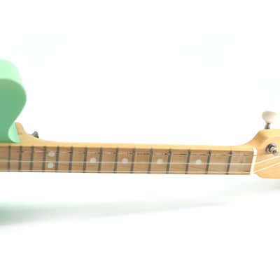Loog Mini Acoustic 3-String Kids Beginner Guitar Mint Surf Green Educational image 5