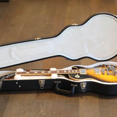 2009 Gibson Les Paul Standard Limited Edition Florentine w/ Bigsby Semi-Hollow Electric Guitar Sunburst + OHSC image 21