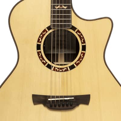 Mint Crafter STG D20CE PRO Stage Series Cutaway Dreadnought Acoustic-Electric Guitar Solid Engelmann Spruce image 2