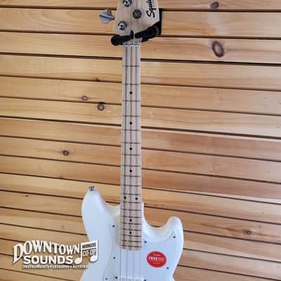 Squier Sonic Bronco Bass - Arctic White, M/N image 4