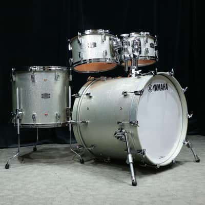 Yamaha Maple Hybrid Drum Kit 22-10-12-16in - Silver Sparkle image 1