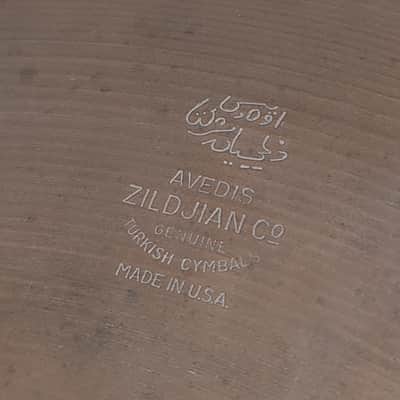 A. Zildjian 18" 50s Stamp Ride Cymbal Traditional image 2