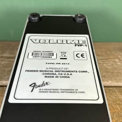 Fender FVP-1 Volume Pedal 2010s - Silver image 7