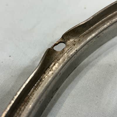 Ludwig 14"/8 lug Stick Chopper Steel Hoop (TDG-HP-1166) 50's - nickel plated image 10