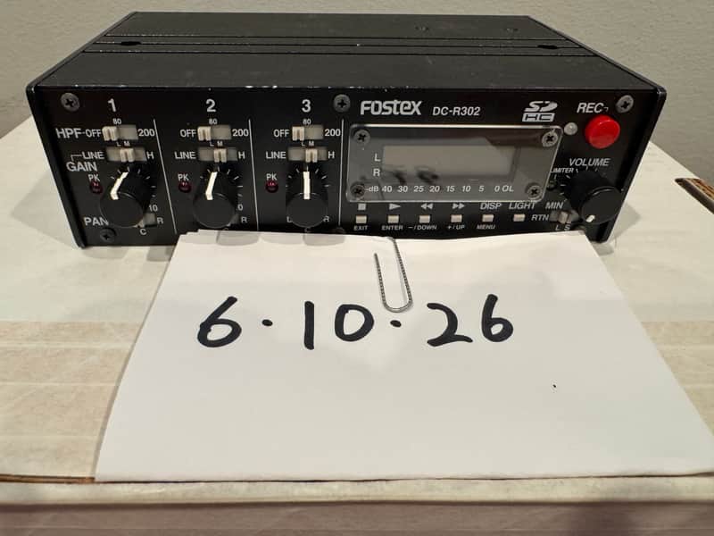 Fostex DC-R302 - black image 1
