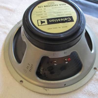 1978 Celestion Blackback G12M; 25-watt; 75hz; 16ohm; 1777 cone repaired #2 image 4