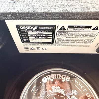 Orange Crush Pro CR120C 120W 2x12 Solid-State Guitar Combo Amp w/ Footswitch image 13