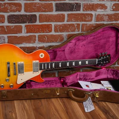 Gibson Custom Shop Limited Edition Joe Walsh 1960 Les Paul Standard Murphy Aged #13 of 75 Flame Maple Top Tangerine Burst 2013 w/OHSC image 2
