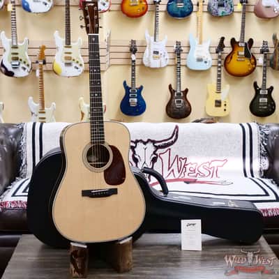 Collings D Serise Dreadnought D2H Sitka Spruce Top East Indian Rosewood Back & Sides 42 Style Snowflake Inlays Natural 4.75 LBS image 6