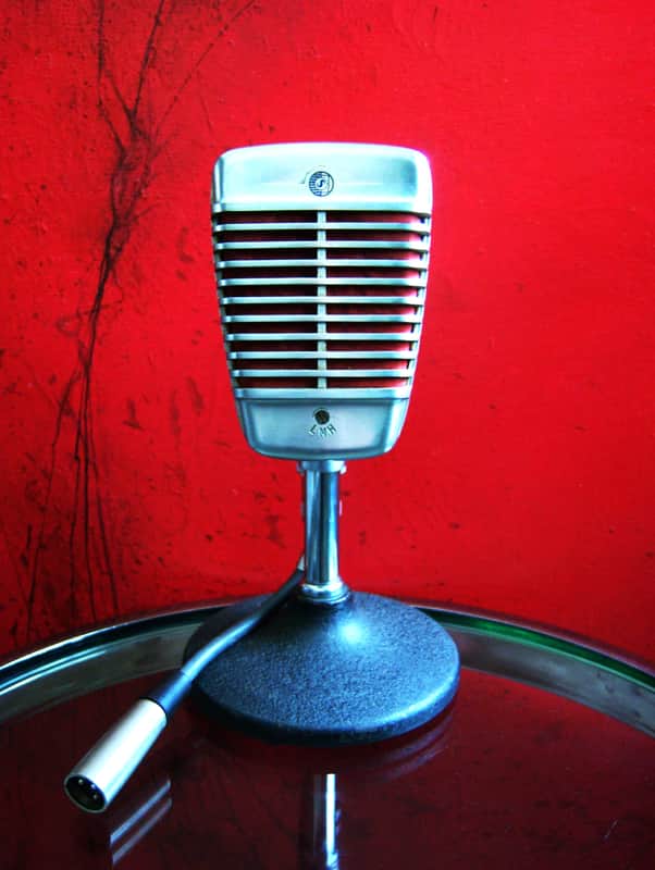 Vintage 1940's Shure 51 Omni-directional Microphone multi Z w cable Nat King Cole 51S # 6 image 1