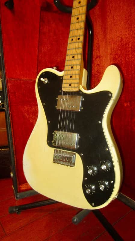 1973 Fender Telecaster Deluxe White w/ Original Case image 1