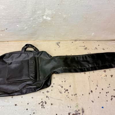 1960's Vintage Black Vinyl Short Scale Bass Guitar Gig Bag Case image 2
