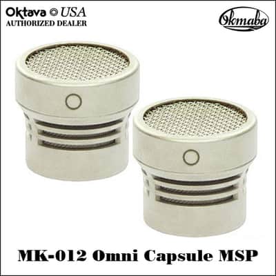 Oktava MK-012-01 MSP2 Omni Capsule Matched Stereo Pair - 2025 - Silver - Brand New image 2