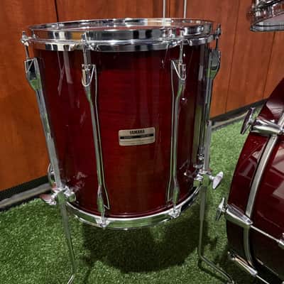 Yamaha Recording Custom Drumset 22”-10”-12”-14” - Cherry Wood image 5
