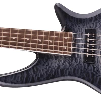 Jackson X Series Spectra Bass SBXQ V, 5 String Bass Transparent Black Burst image 5
