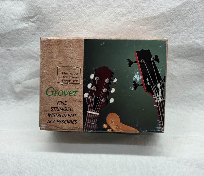 Grover Rotomatic Tuners NOS 1980's Nickel 102N 3+3 Machine Heads image 1