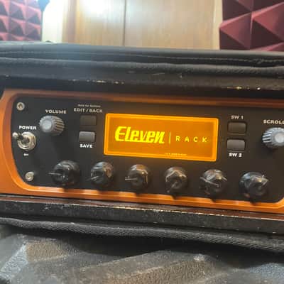 Avid Eleven Rack Guitar Multi-Effects Processor and Pro Tools Interface 2010 - 2017 - Orange image 2