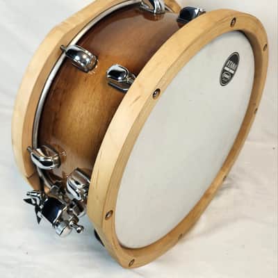 Tama LMP1465FSEN S.L.P. Studio Maple Snare, 14" X 6.5", Sienna Lacquer Finish, Wood Hoops image 7
