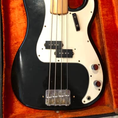 Fender Precision Fretless Bass 1971 - Black image 2