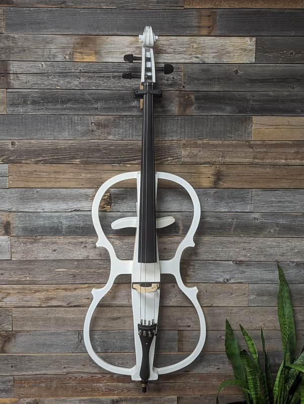 (16135) Cecilio Electric Cello - White image 1