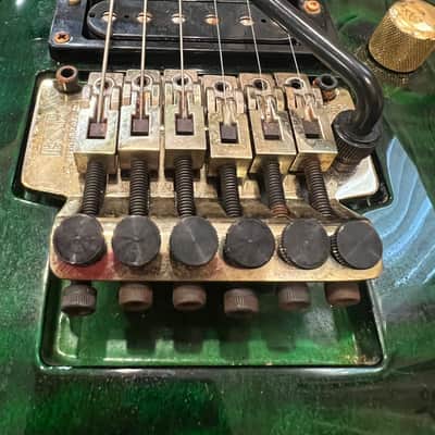 ESP HORIZON Grain Green Gloss Guitar 1992 image 19
