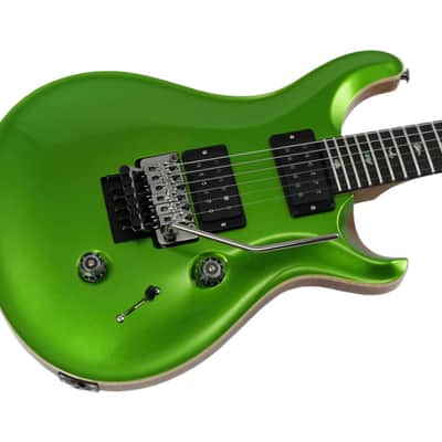 Paul Reed Smith Wood Library Custom 24 Floyd Rose Torrefied Flame Maple Neck Jewell Lime Metallic image 1