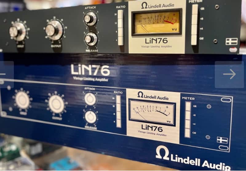 Lindell LIN76 FET Compressor Limiting Amplifier 2022 - Present - Black image 1