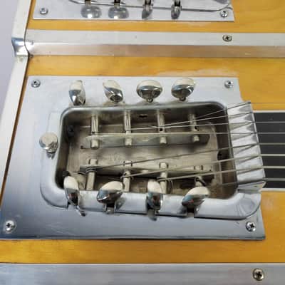 1957 Rickenbacker 518 8/8/8 Triple Neck Console Steel Guitar - Natural With OHSC image 9