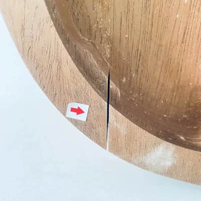 Raw Materiel Electric Bass Guitar Mahogany Body, Burl Wood Top image 7