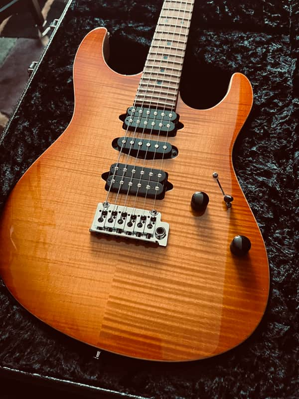 Suhr Custom Shop Modern Honey Amber Burst image 1