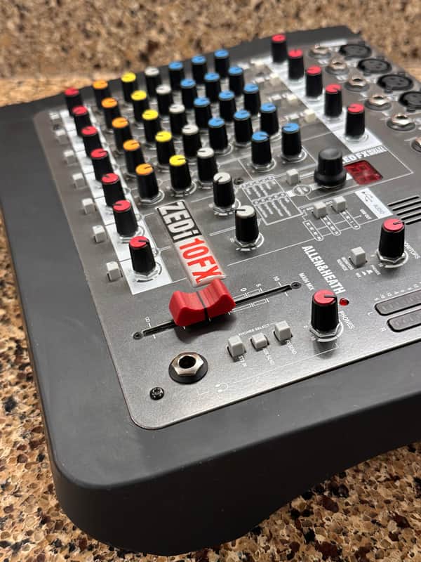 Allen & Heath ZEDi-10FX Compact 10-Input Hybrid Mixer/USB Interface with Effects 2016 - Present - Black image 1