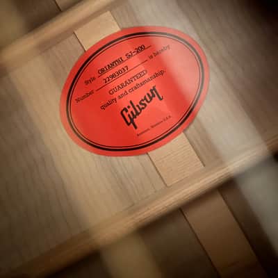 Gibson Orianthi Signature SJ-200 2021 - Present - Cherry image 9