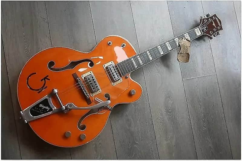 GRETSCH "G6120RHH Reverend Horton Heat Vintage Orange" HARDCASE, PAPERS image 1