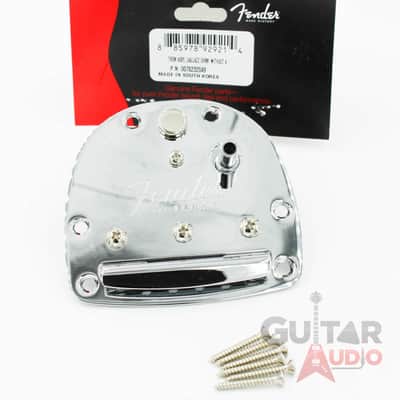 Genuine Fender Classic Player Jazzmaster/Jaguar Tremolo Tailpiece with Screws