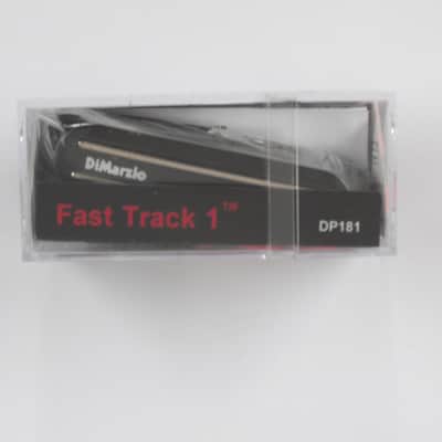 DiMarzio Fast Track 1 Single Coil Pick-up Black W/Nickel Rails DP 181
