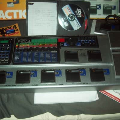 Digitech  GNX4 GNX 4 W/ gig bag, Recording foot switch MFX models 3 cards power guide EC PLEASE Read image 9