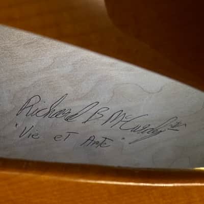 1996 McCurdy "Vie et Arte" Acoustic Archtop with One Piece Back image 15