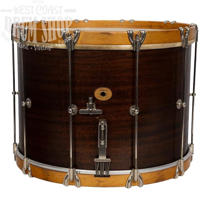 Vintage Rare Ludwig Drummer Parade Drum 17" 1935 Field Drum Refinished image 1