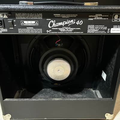 Fender Champion 40 2-Channel 40-Watt 1x12" Guitar Amp image 2